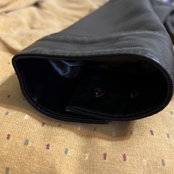 Mens lined leather jacket - Picture 8 of 8